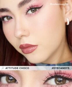 EyeCandys Attitude Glitter Set (4 Pairs) -Lens World Shop AttitudeChoco model 2 f3d732b6 a08f 4ee2 9aa3 3e1b9e3c4c8e
