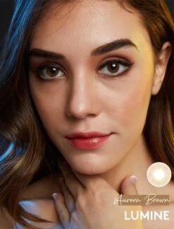 Lumine Aurora Brown 14 Lumine Aurora Brown -Lens World Shop Aurora Brown 6 model