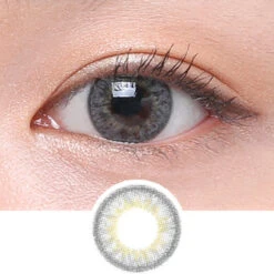 Clalen Iris M Chloe Grey -Lens World Shop Chloe Grey contact lens eye