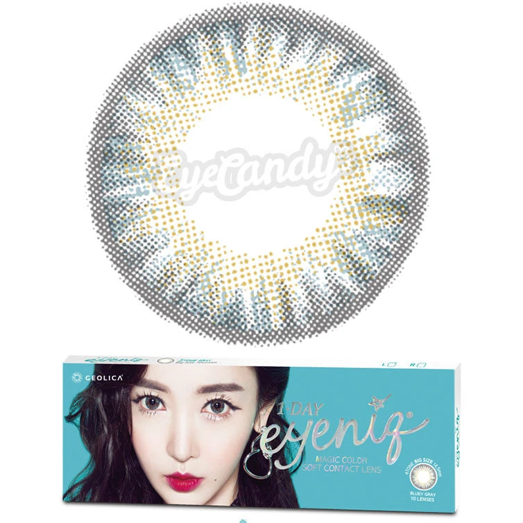 GEO Eyeniq 1-Day Blue-Grey (10pk) 3 GEO Eyeniq 1-Day Blue-Grey (10pk) - Image 3