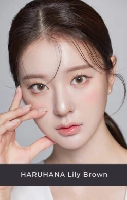 OTR Haruhana Lily Brown -Lens World Shop HARUHANA LILY BROWN DETAIL model