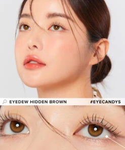 LensMe Eyedew Hidden Brown -Lens World Shop Idew HIDDENBROWN MODEL
