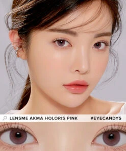 LensMe Akma Holoris Pink (30pk) -Lens World Shop LensMe Akma Holoris Pink model