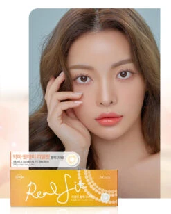 LensMe Akma RealFit Brown (30pk) -Lens World Shop LensMe Akma RealFit Brown 30pk model 10