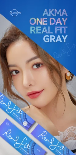 LensMe Akma RealFit Gray (30pk) 13 LensMe Akma RealFit Gray (30pk) -Lens World Shop LensMe Akma RealFit Gray 30pk model 01