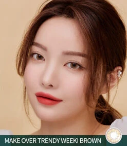 LensMe Makeover Weeki Brown -Lens World Shop LensMe Makeover Weeki Brown1 model