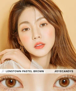 Lenstown Pastel Brown -Lens World Shop Lenstown Pastel Brown model 2