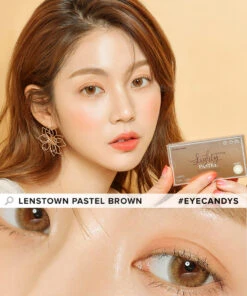 Lenstown Pastel Brown -Lens World Shop Lenstown Pastel Brown model