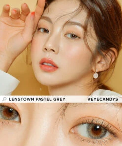 Lenstown Pastel Grey -Lens World Shop Lenstown Pastel Grey model 2
