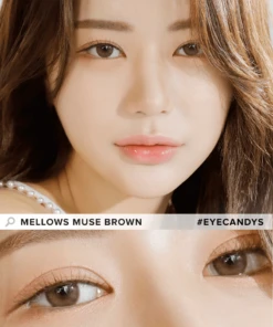 Olola Mellows 1-Day Muse Brown (10pk) (KR) -Lens World Shop ModelTemplate2 MELLOWSMUSEBROWN