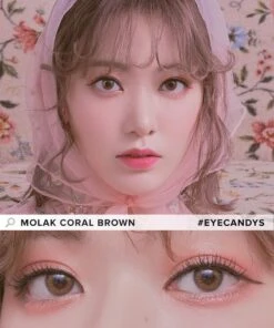Molak Coral Brown (10pk) -Lens World Shop Molak Coral Brown model