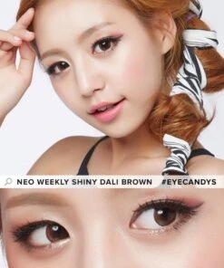 NEO Weekly Shiny Dali Brown (12pk) (KR) 11 NEO Weekly Shiny Dali Brown (12pk) (KR) -Lens World Shop NEO Weekly Shiny Dali Brown 12 Pcs model 2
