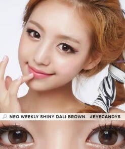 NEO Weekly Shiny Dali Brown (12pk) (KR) 10 NEO Weekly Shiny Dali Brown (12pk) (KR) -Lens World Shop NEO Weekly Shiny Dali Brown 12 Pcs model