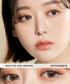 I-Sha Molton 1-Day Ash Brown (10pk) -Lens World Shop Oriana Molton 1day Ash Brown model 2 8f75e117 8a6b 4536 aa79 aea36ca01d0e