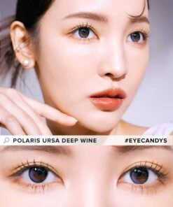 I-Sha Polaris Ursa Deep Wine Purple -Lens World Shop Polaris Ursa Deep Wine Model Template 2