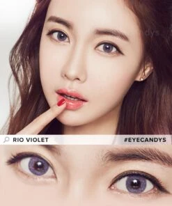 Pink Label Rio Grey Violet -Lens World Shop Rio grey MEC 2