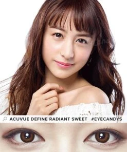 Acuvue Define Radiant Sweet (KR) 7 Acuvue Define Radiant Sweet (KR) -Lens World Shop acuvue define 1 day radiant sweet circle lenses model