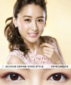 Acuvue Define Vivid Choco (KR) -Lens World Shop acuvue define 1 day vivid style circle lenses model