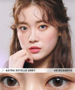 Clalen Astra Estelle Grey (30pk) -Lens World Shop astra clalen estelle grey model eye