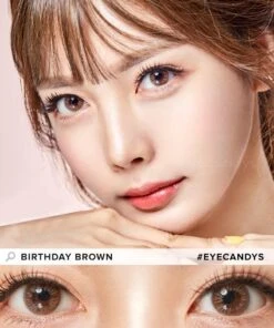EyeCandys Pink Label Birthday Brown -Lens World Shop birthday brown MEC 1model