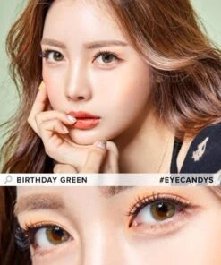 EyeCandys Pink Label Birthday Green -Lens World Shop birthday green MEC 2model