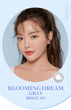 LensMe Blooming Dream Grey -Lens World Shop bloomingdream gr model 01