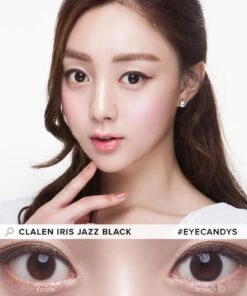 Clalen Iris Jazz Black -Lens World Shop clalen iris jazz black circle lenses model
