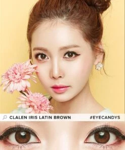 Clalen Iris Latin Brown 7 Clalen Iris Latin Brown -Lens World Shop clalen iris latin brown circle lenses model