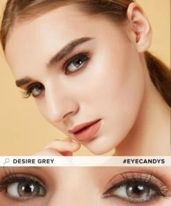 EyeCandys Desire Mist Grey -Lens World Shop desire grey model 1