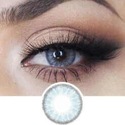 EyeCandys Desire Glacier Blue -Lens World Shop eyecandys desire blue coloured contact lens eye 2