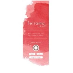 Feliamo 1-Day Sheer Brown (10pk) 6 Feliamo 1-Day Sheer Brown (10pk) -Lens World Shop feliamo sheer b rowncoloured contact lens box