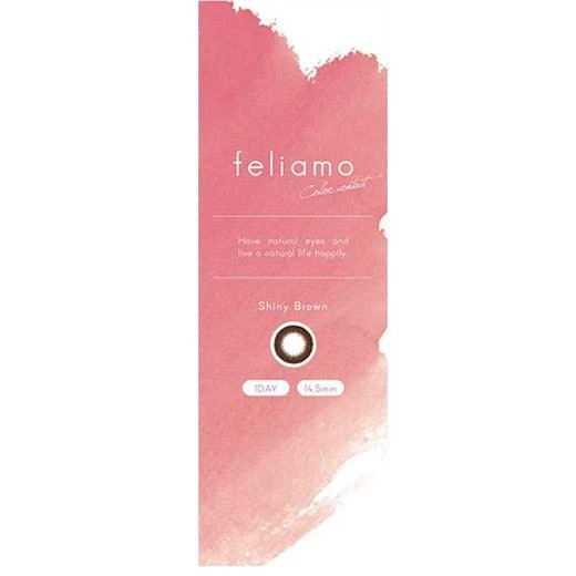 Feliamo 1-Day Shiny Brown (10pk) 3 Feliamo 1-Day Shiny Brown (10pk) - Image 3