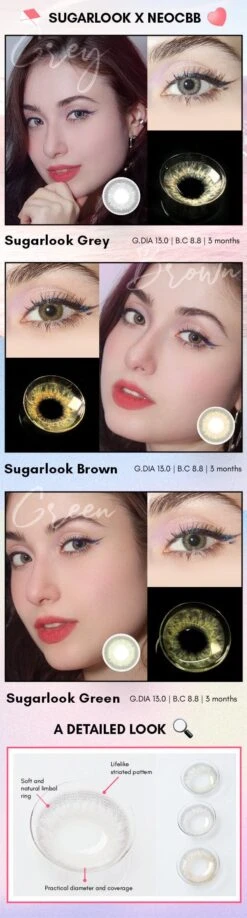 Limited Edition Sugarlook Green Lens (1 PAIR) -Lens World Shop generalbanner model 9fd43da6 4ee1 49c7 8fb6 d6c310d40db0
