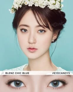 GEO Blenz Chic Blue -Lens World Shop geo blenz chic blue hda22 colour contacts model