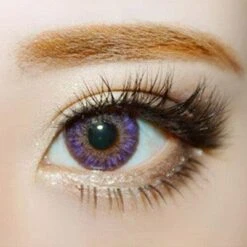 GEO Tri-Color Violet -Lens World Shop geo cm905 tri color violet color contact lens close