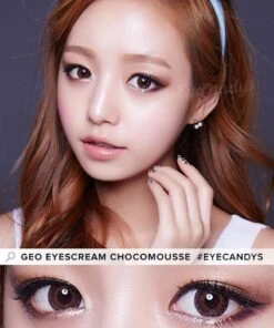 GEO Eyescream Chocomousse 7 GEO Eyescream Chocomousse -Lens World Shop geo xmua16 eyescream chocomousse colored contacts 1 model