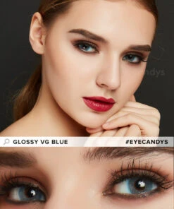 EyeCandys Glossy VG Blue -Lens World Shop glossy vg blue model 2