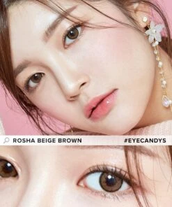 I-Girl Rosha Beige Brown (10pk) 8 I-Girl Rosha Beige Brown (10pk) -Lens World Shop i Girl Rosha Beige Brown model 2