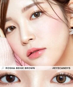 I-Girl Rosha Beige Brown (10pk) 9 I-Girl Rosha Beige Brown (10pk) -Lens World Shop i Girl Rosha Beige Brown model