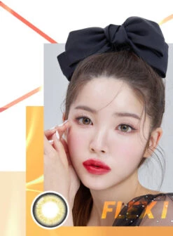 I-Sha Flexi Glowing Brown -Lens World Shop i Sha Flexi Glowing Brown model s 02