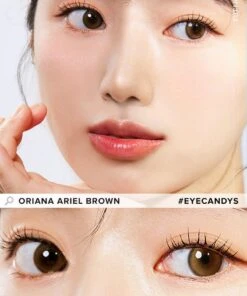 Everyday Glam Dailies Set (5 Boxes) -Lens World Shop i Sha Oriana Ariel Grey model 2 d5971cf8 0c5a 484d 8a68 8b55c0aa156b