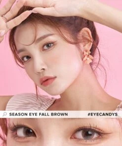 I-Sha Season Eye Fall Brown -Lens World Shop i Sha Season Eye Fall Brown model