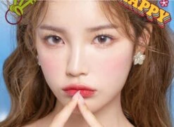 I-Sha Season Eye Spring Pink -Lens World Shop i Sha Season Eye Spring Pink model2 06