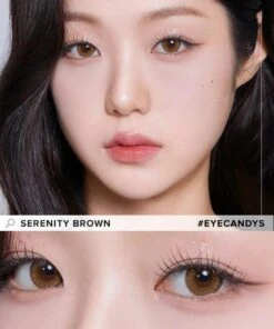 I-Sha Serenity Brown -Lens World Shop i Sha Serenity Brown model 2