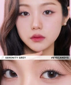 I-Sha Serenity 1-Day Grey (10pk) -Lens World Shop i Sha Serenity Grey model 2