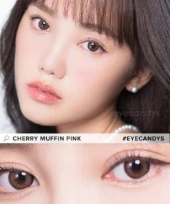 I-Sha Shine Smile Cherry Muffin Pink -Lens World Shop i Sha Shine Smile Cherry Muffin Pink model 2