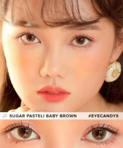 Lens World Shop -Lens World Shop idol sugar pasteli baby brown model