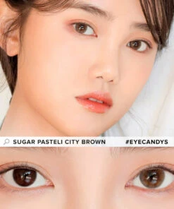 I-Sha Sugar Pasteli City Brown 5 I-Sha Sugar Pasteli City Brown -Lens World Shop idol sugar pasteli city brown model 2