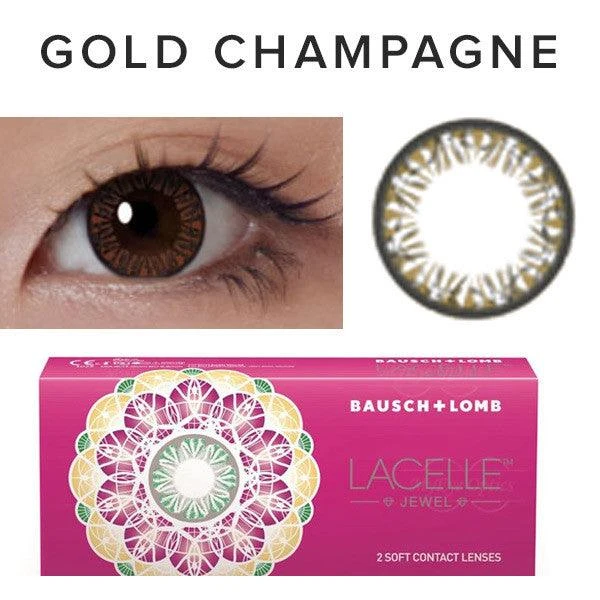 Bausch & Lomb Lacelle Diamond Gold Champagne (30pk) 2 Bausch & Lomb Lacelle Diamond Gold Champagne (30pk) - Image 2