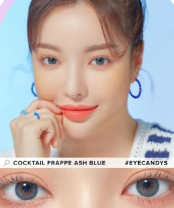 LensMe Cocktail Frappe Ash Blue 9 LensMe Cocktail Frappe Ash Blue -Lens World Shop lensme cocktail frappe ash blue model